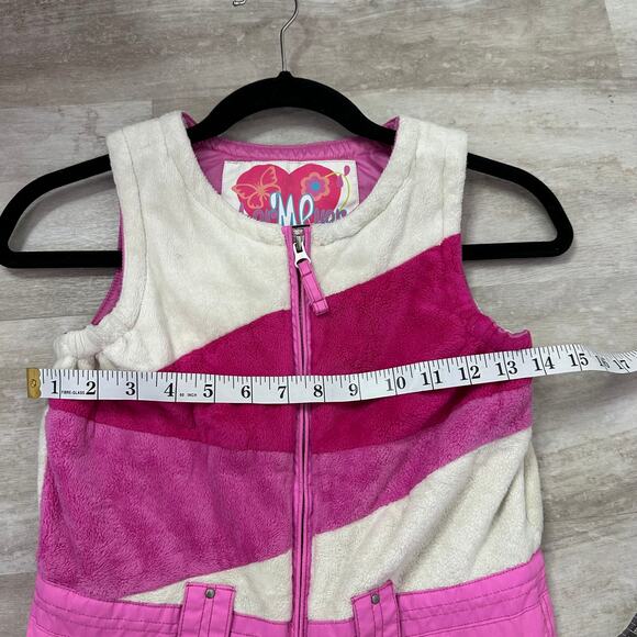 Obermeyer Love Fleece Pink Ski Bib Girls Size 6 - Picture 8 of 11